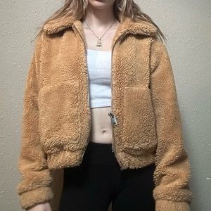 Urban outfitters teddy jacket